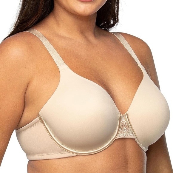 Women's Cream Underwire Bra - Picture 1 of 5